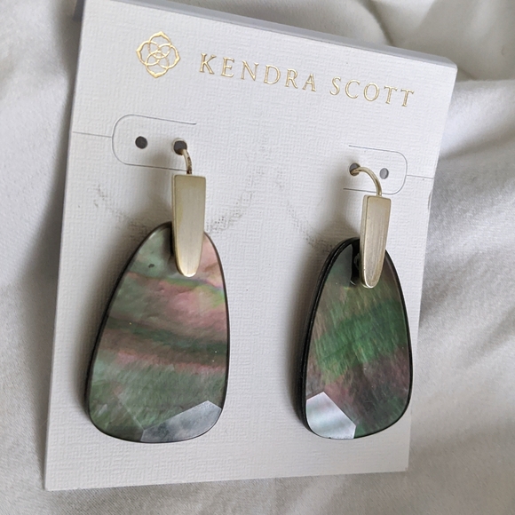 Kendra Scott Marty Drop Earrings in Silver Boho Beach Festival Vibes - Picture 11 of 12